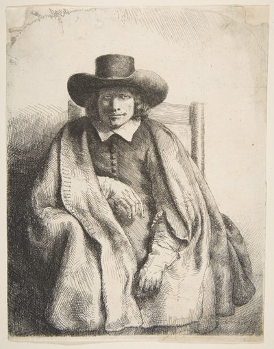 Clement de Jonghe, Printseller by Rembrandt van Rijn